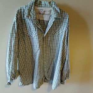 Wrangler men's button down shirt 3XL